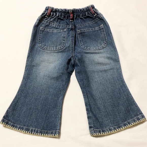 Vintage Baby Gap Adorable Girl’s Boho Flare Denim Jeans- L - Picture 6 of 11